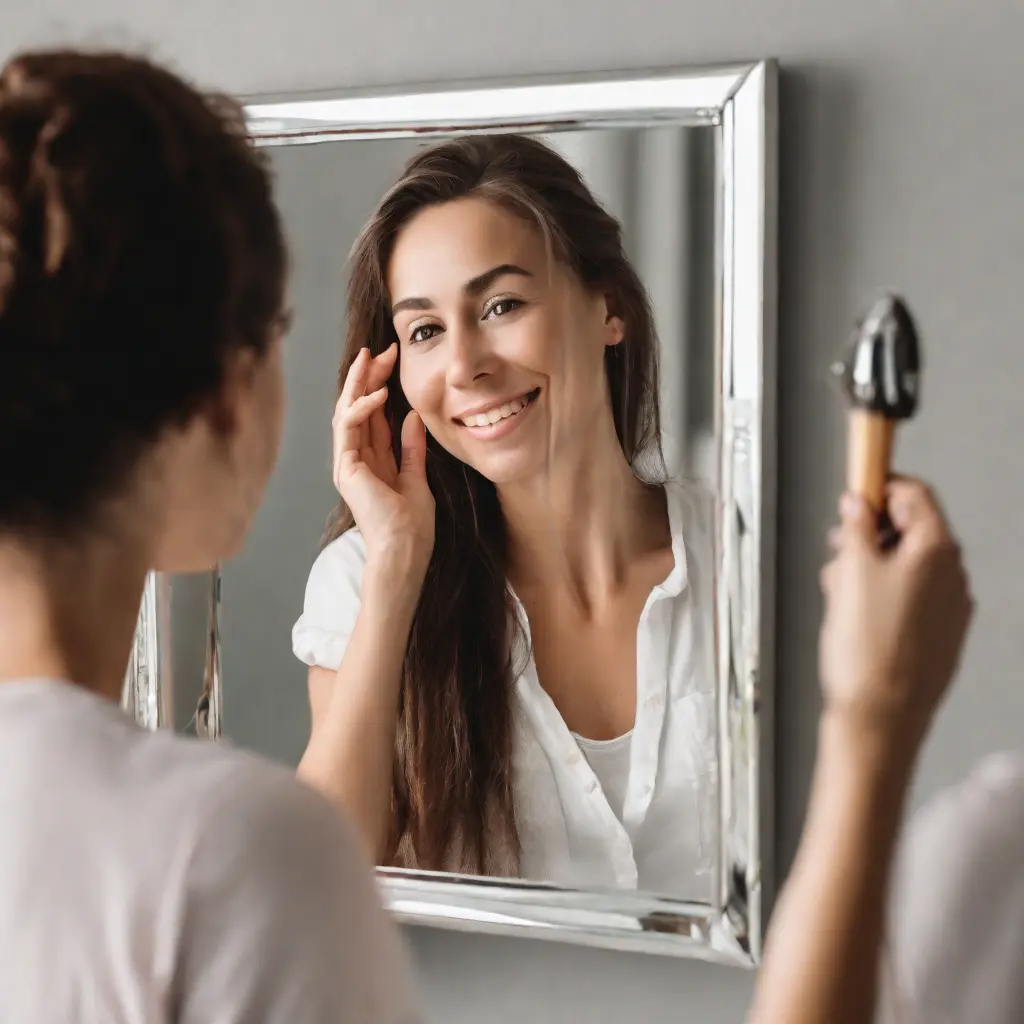 Use the Mirror Technique Facing Yourself with Kindness