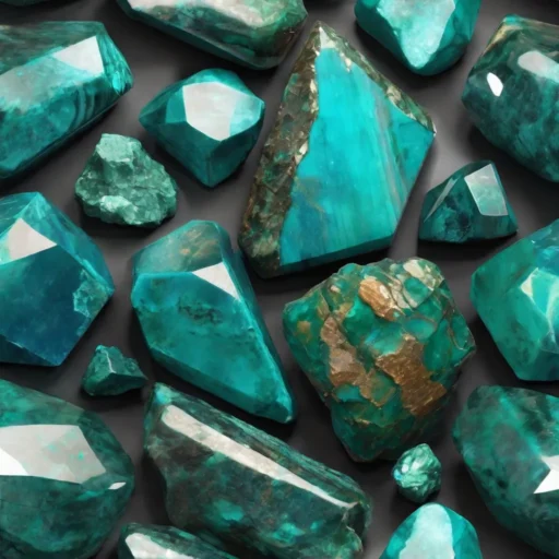 Chrysocolla crystal