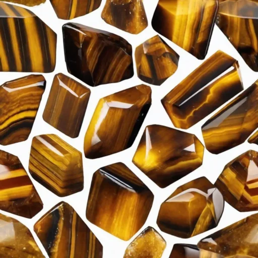 Tiger's eye crystal stone