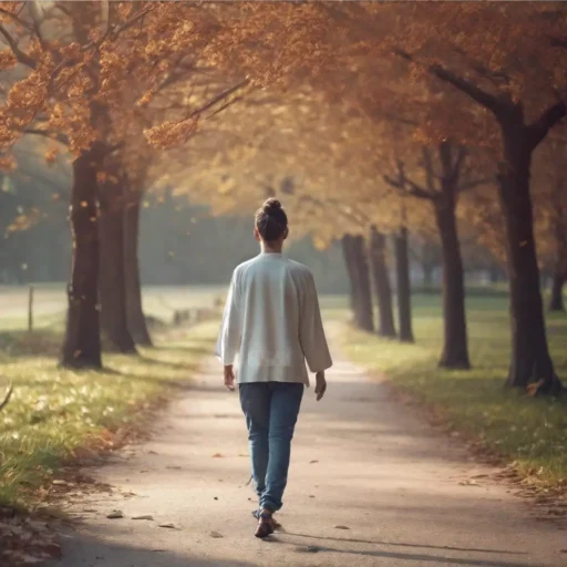 Walking meditation environment