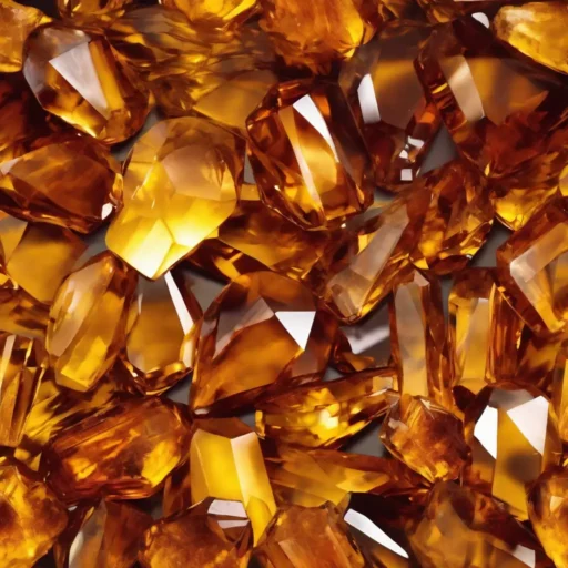 Amber Crystal Stone