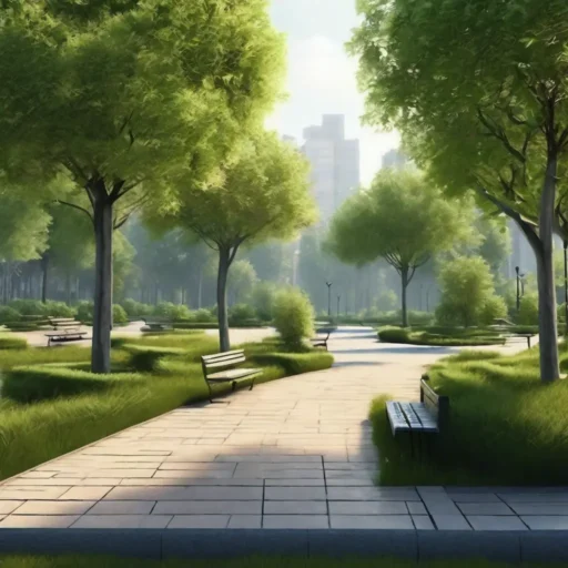 Tranquil Urban Park