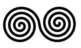 Double Spiral Symbol of Duality