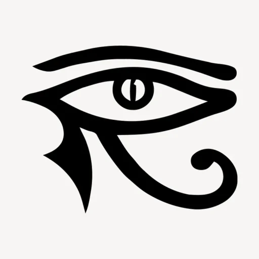 Eye of Horus female strength symbol