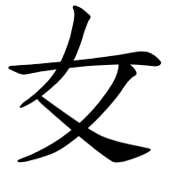 Nu Chinese symbol of strength for women