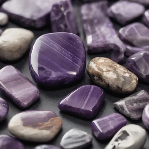 Charoite Stone for unblocking Crown Chakra