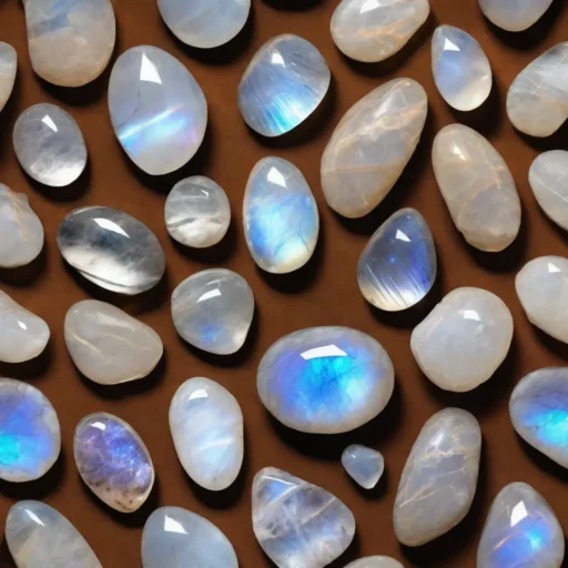 Rainbow moonstone for crown chakra healing