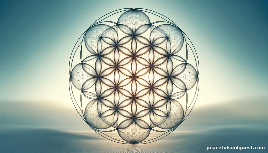 Flower of life as protective symbol