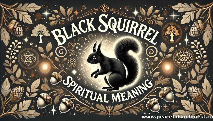 Black Squirrel Spiritual Meaning