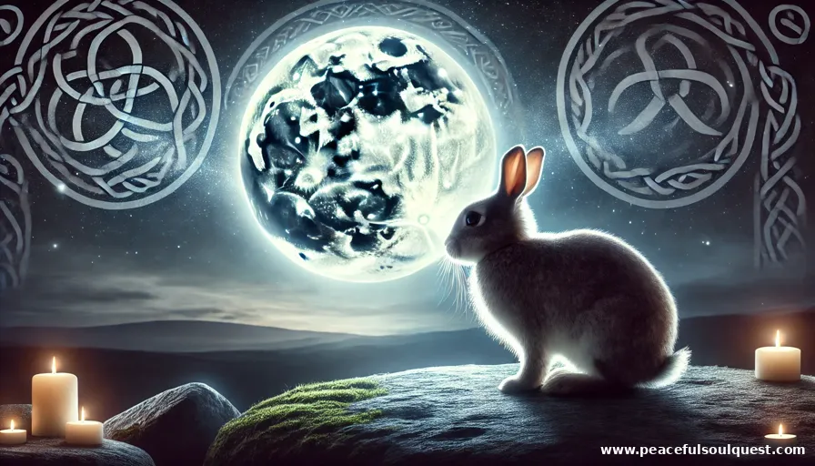 Celtic myths rabbit moon