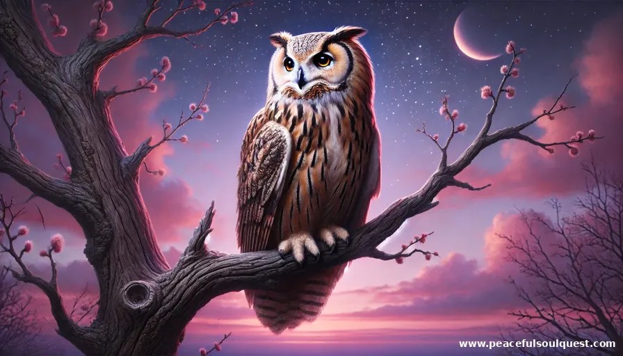 Owl symbol of inner beauty