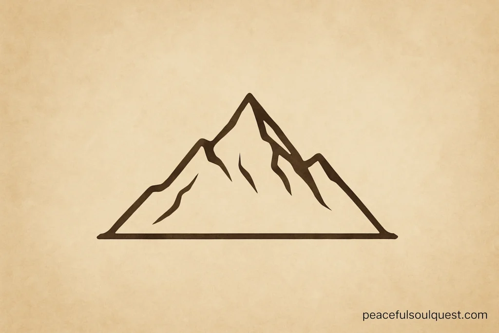 mountain symbol strength stability
