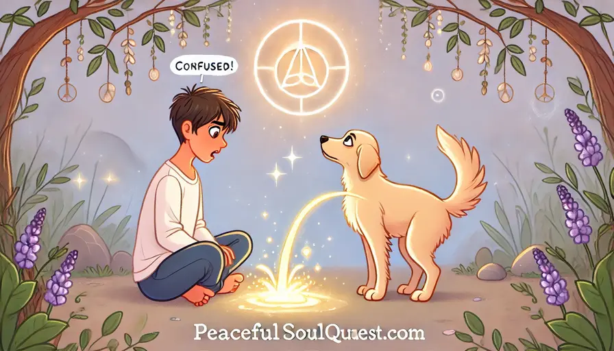 Spiritual meaning of a dog peeing on you